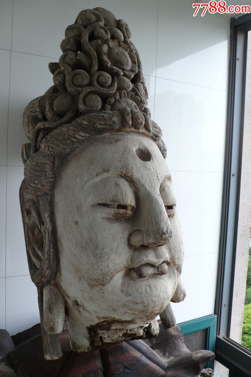 木雕观音菩萨(雍容华贵-仪态万方)(唐代)_木佛像/人像_第1张_7788书籍