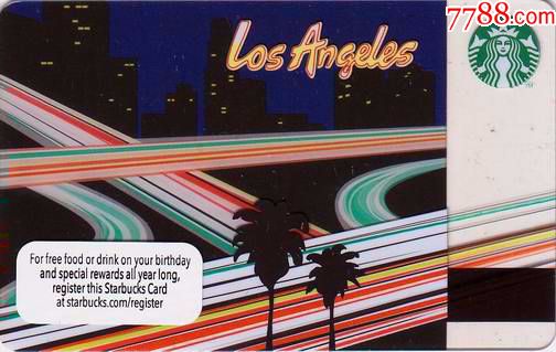 美国星巴克-洛杉矶_价格30元【杂卡沙龙】_第1张_7788商城__七七八八
