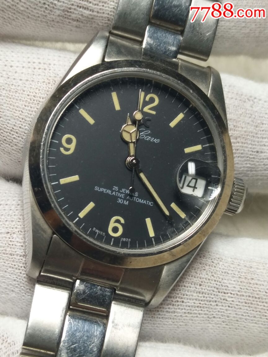 迪卡2824机芯锁把自动中性表