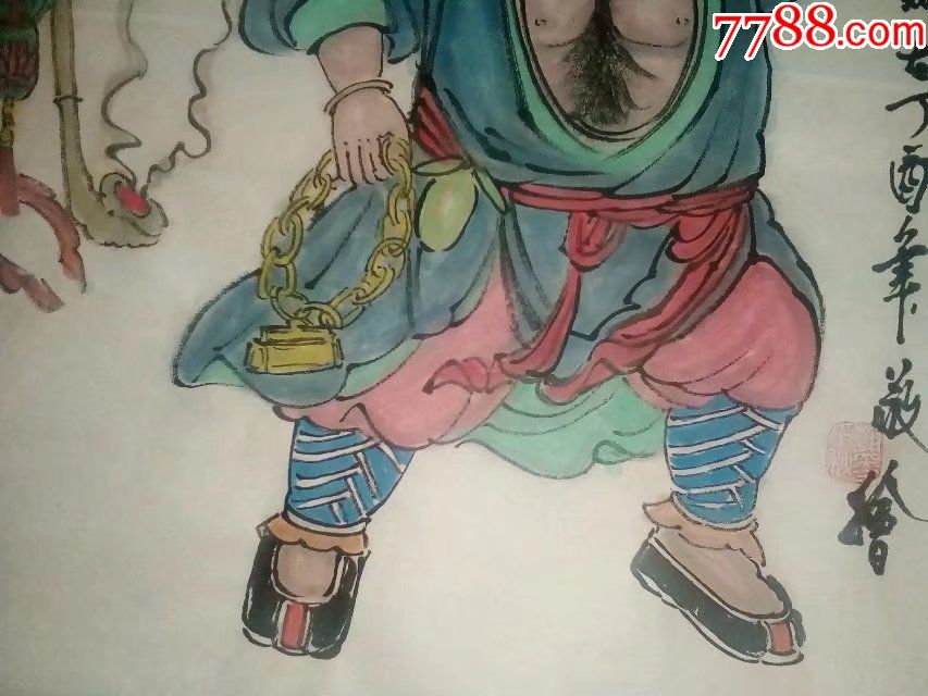 保证纯手绘黑白无常七爷八爷阎王的鬼差,非常难找这题材,请珍惜