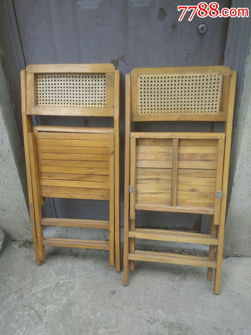 2把80年代折叠木椅子_其他木艺家具【抚顺城古旧杂货铺】_第9张_7788