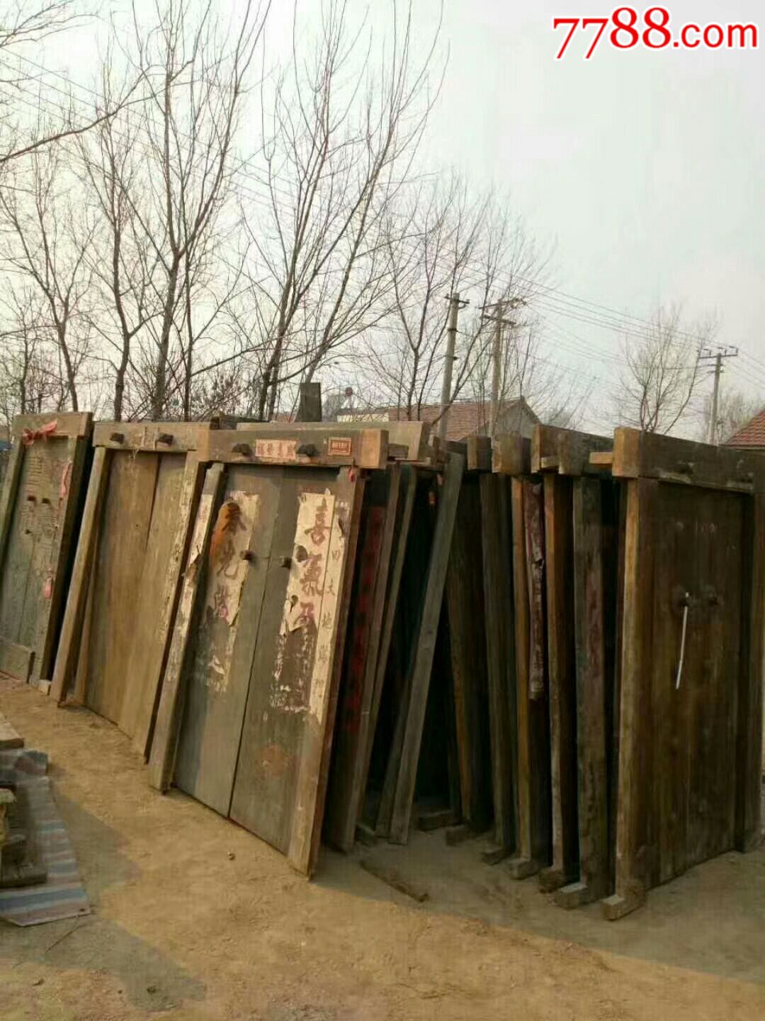 批发零售老门板木板风化门板老木门