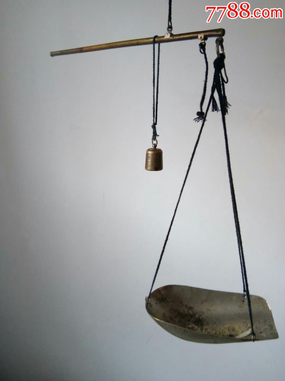 铜杆满洲秤一套(一斤秤)