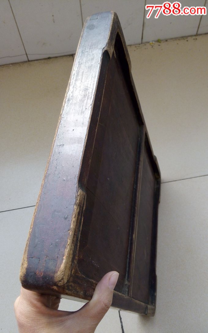 老木盘民国上漆木盘方盘老茶盘木盛具长方形木盘子老木器