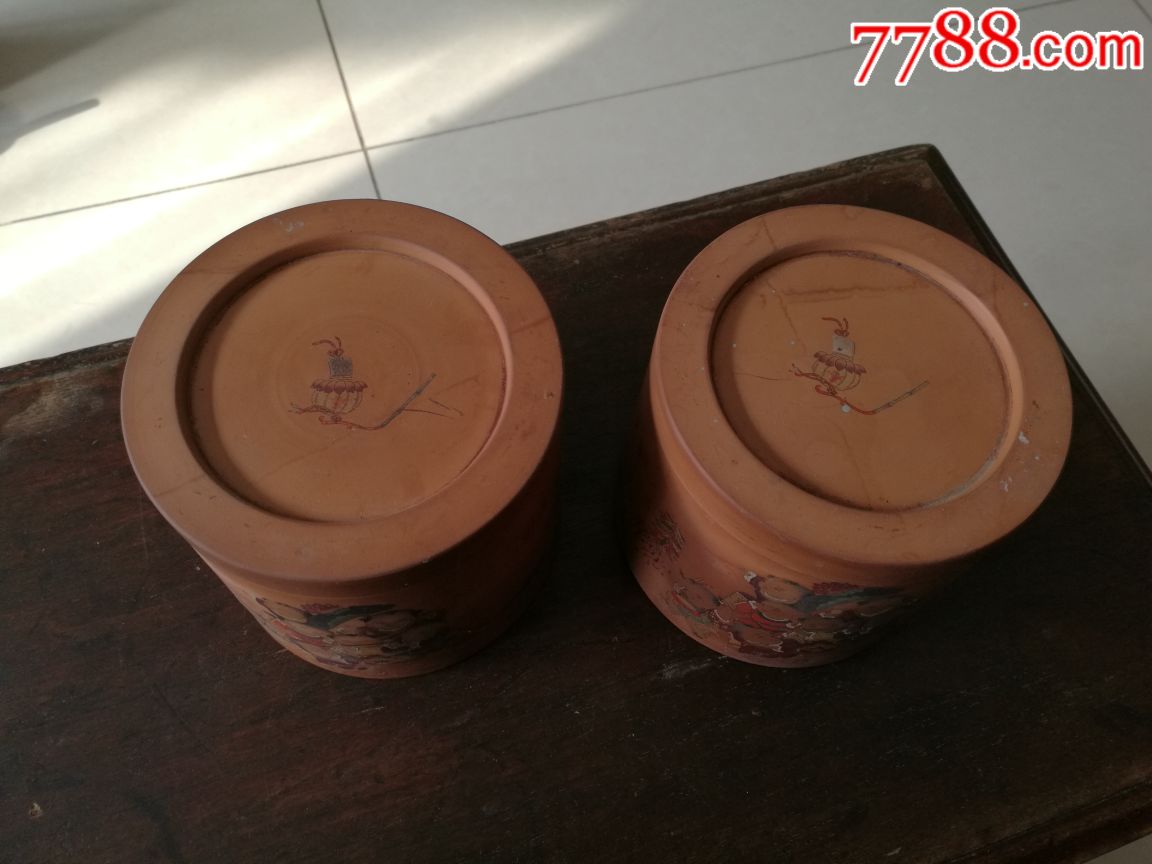 云啸珍玩款蟋蟀罐一对