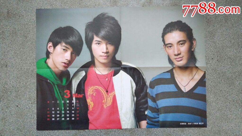 音乐海报吴建飞女友3月4开85品