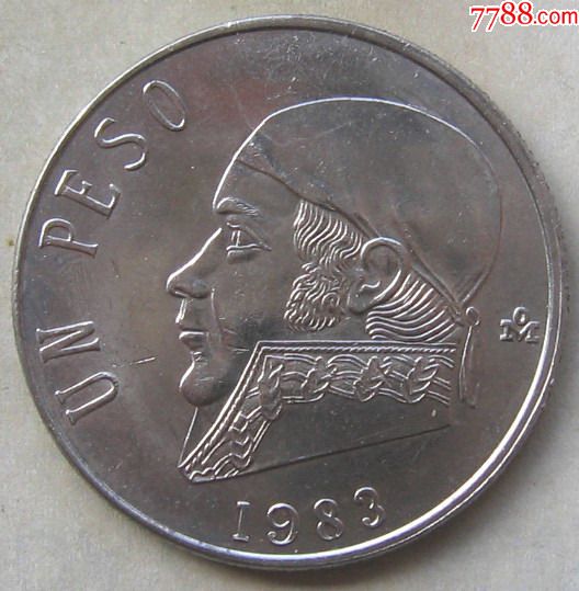 1983年墨西哥硬币1比索