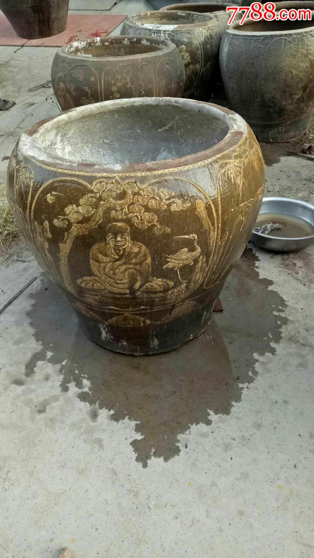 荷花老缸_价格1300元【秦汉古玩】_第1张_7788商城__七七八八商品交易