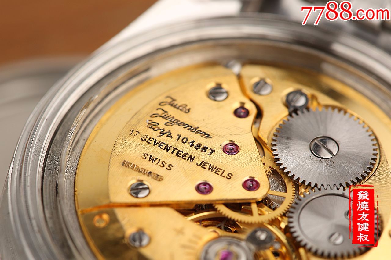 julesjurgensen佳士杰根生手动机械表全原装黑白灰刻度稀缺_手表/腕表