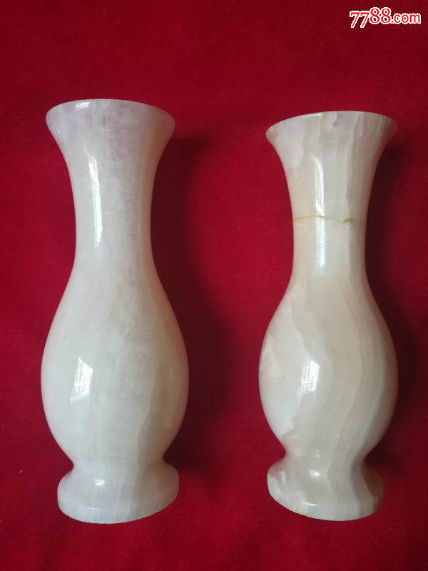 大理石花瓶两只合售
