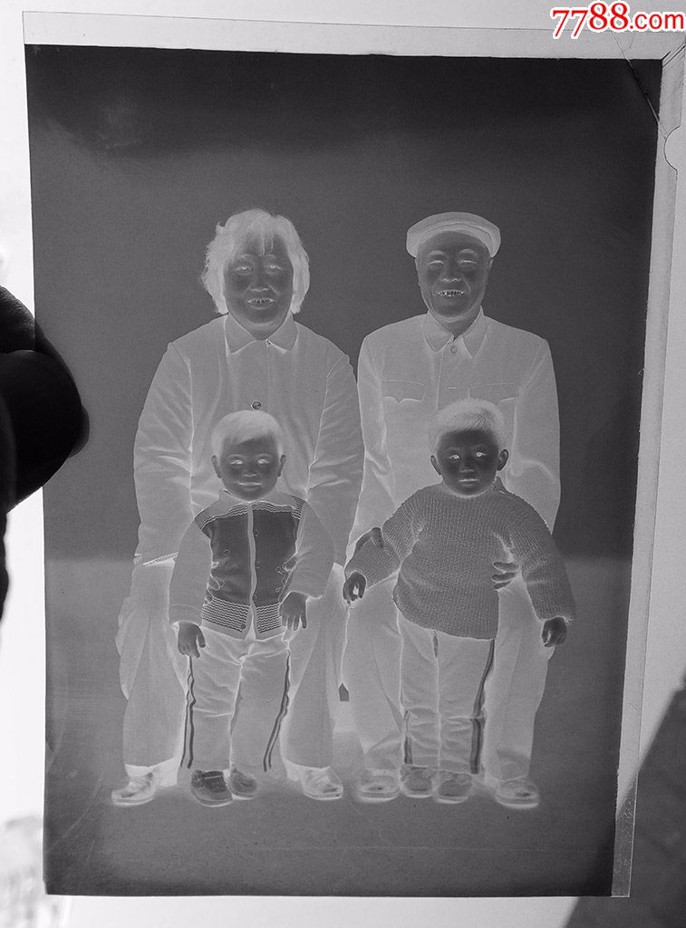 祖孙在一起【老底片】-价格:10元-se56192148-老照片-零售-7788收藏