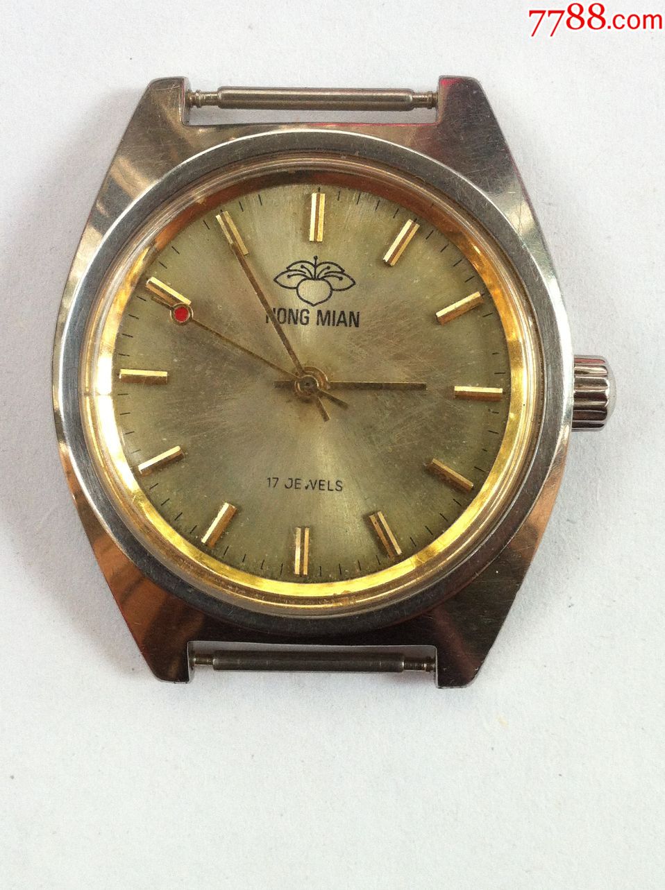 中型红棉牌机械手表