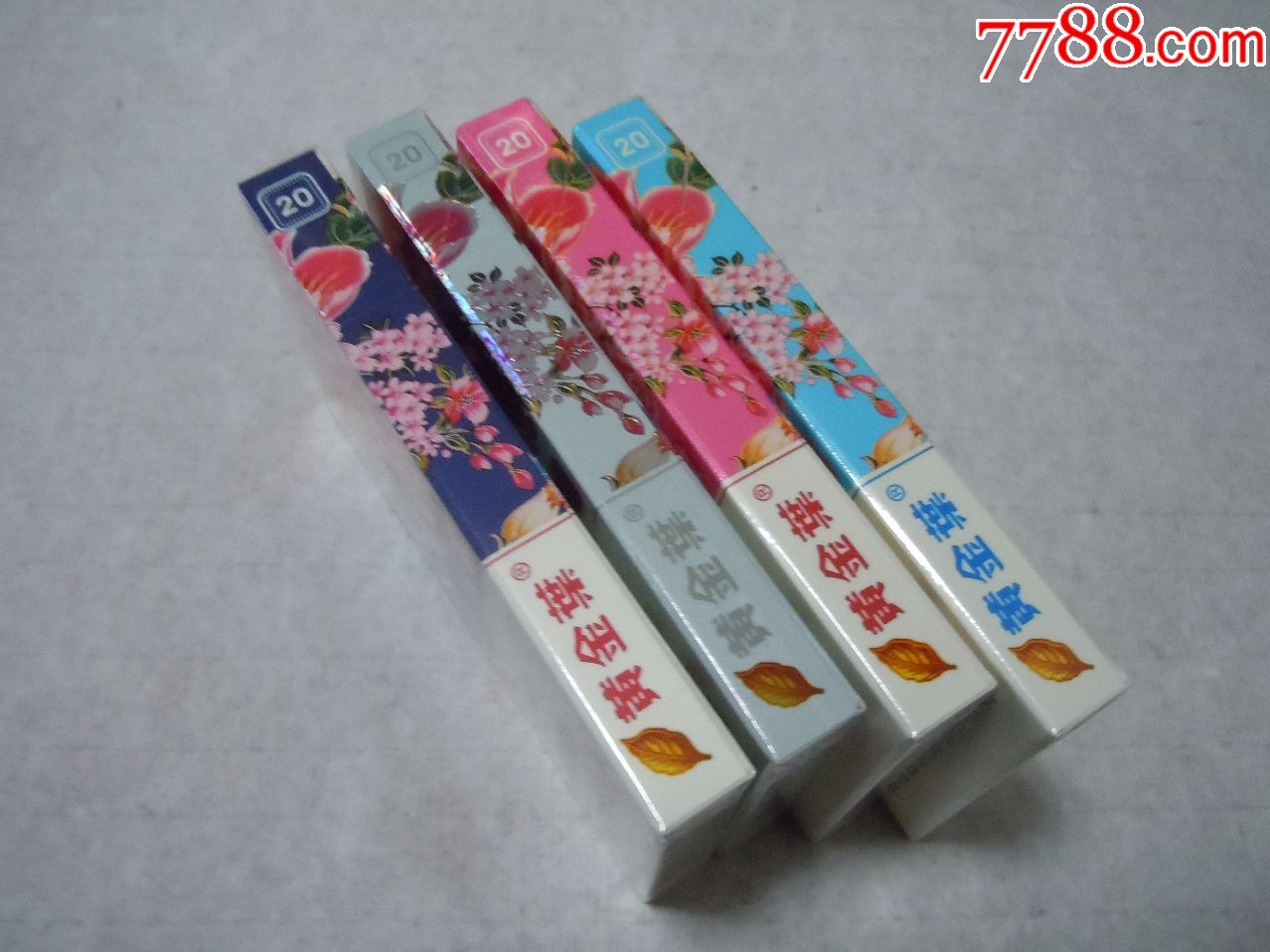 实物黄金叶--洛阳牡丹(春夏秋冬套标)-se56245322-烟标/烟盒-零售