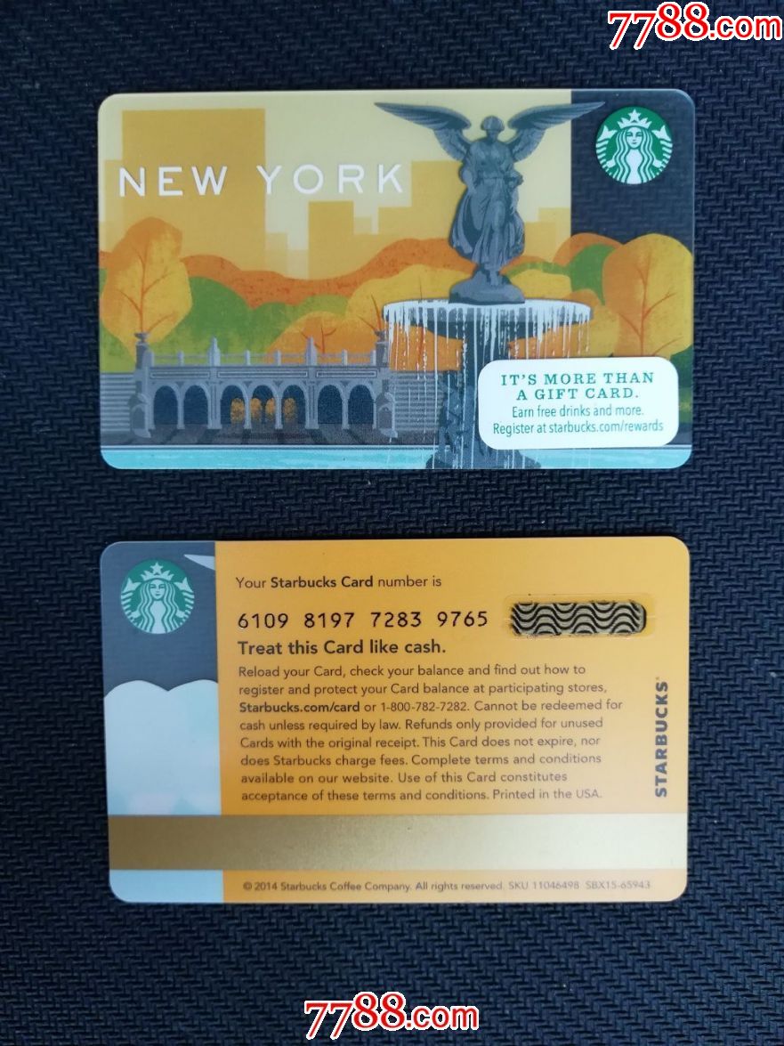 美国星巴克卡