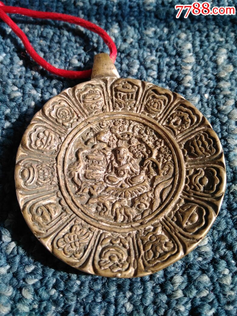 藏传佛教护身牌