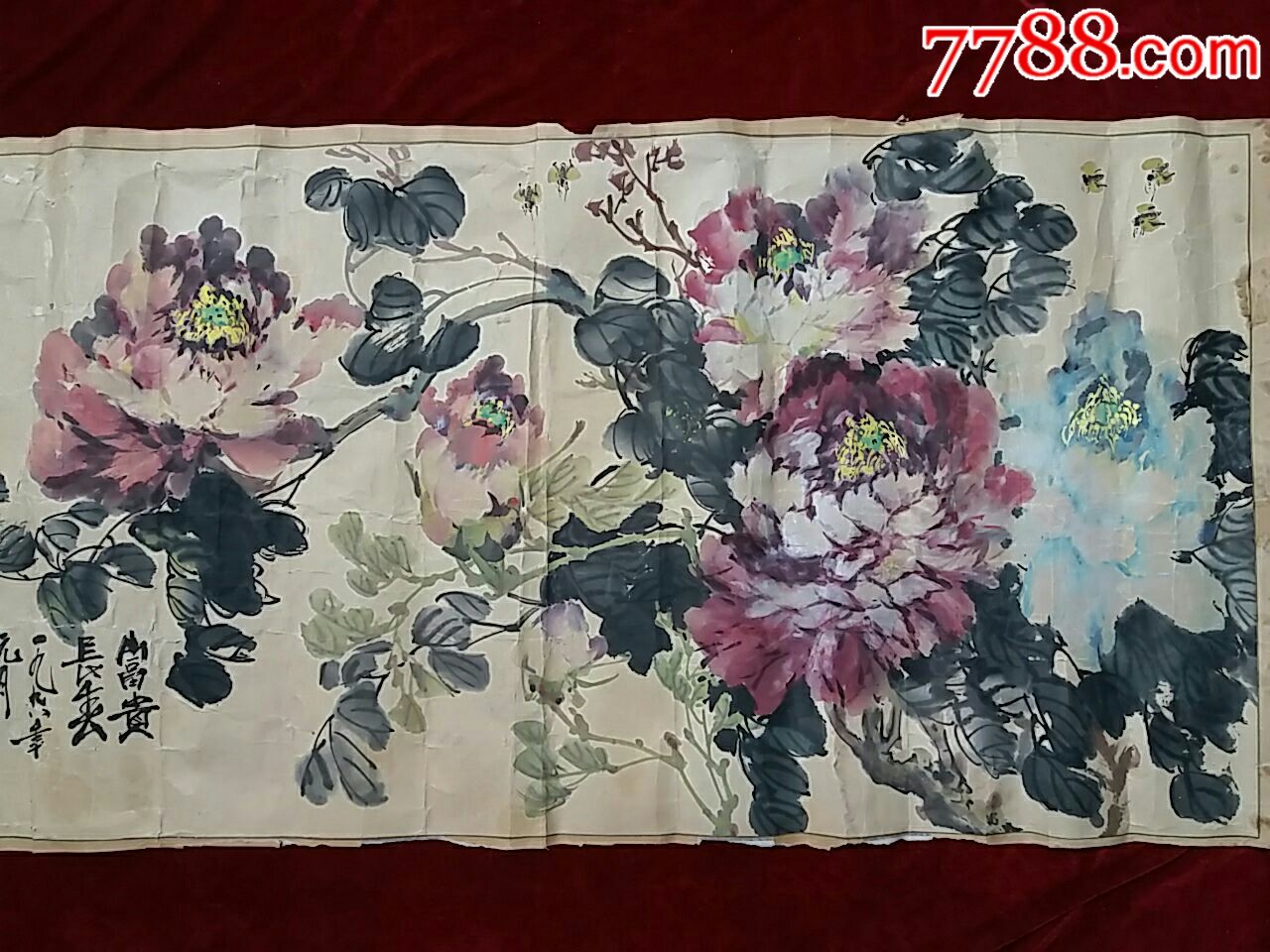著名画家魏明耀花鸟画原作