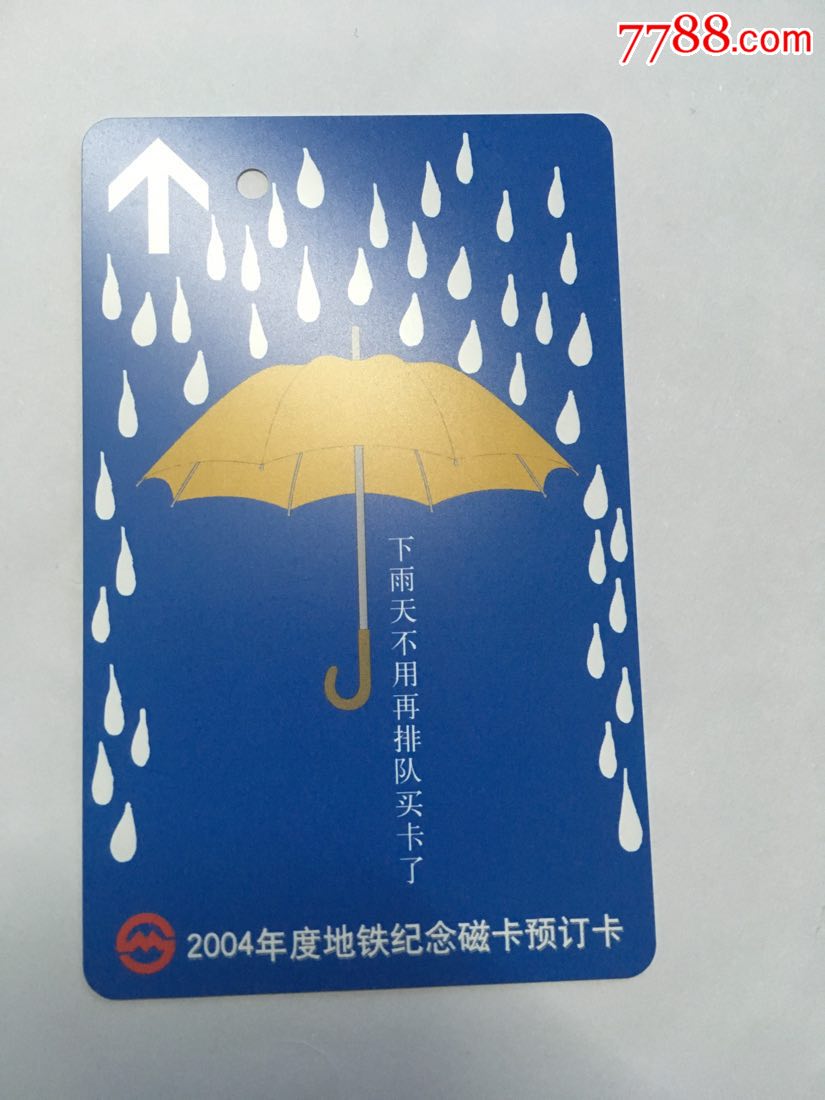 上海地铁纪念卡:jt0402预订卡2004年度(1全)_第1张_7788收藏__中国