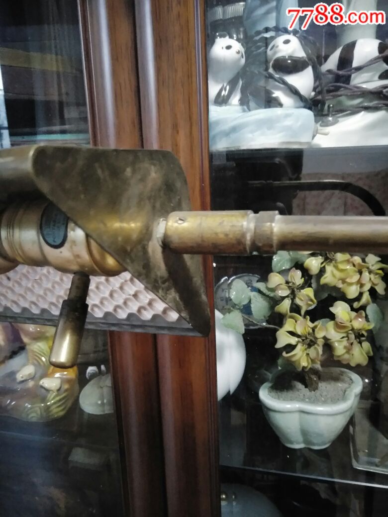 民国纯铜落地灯