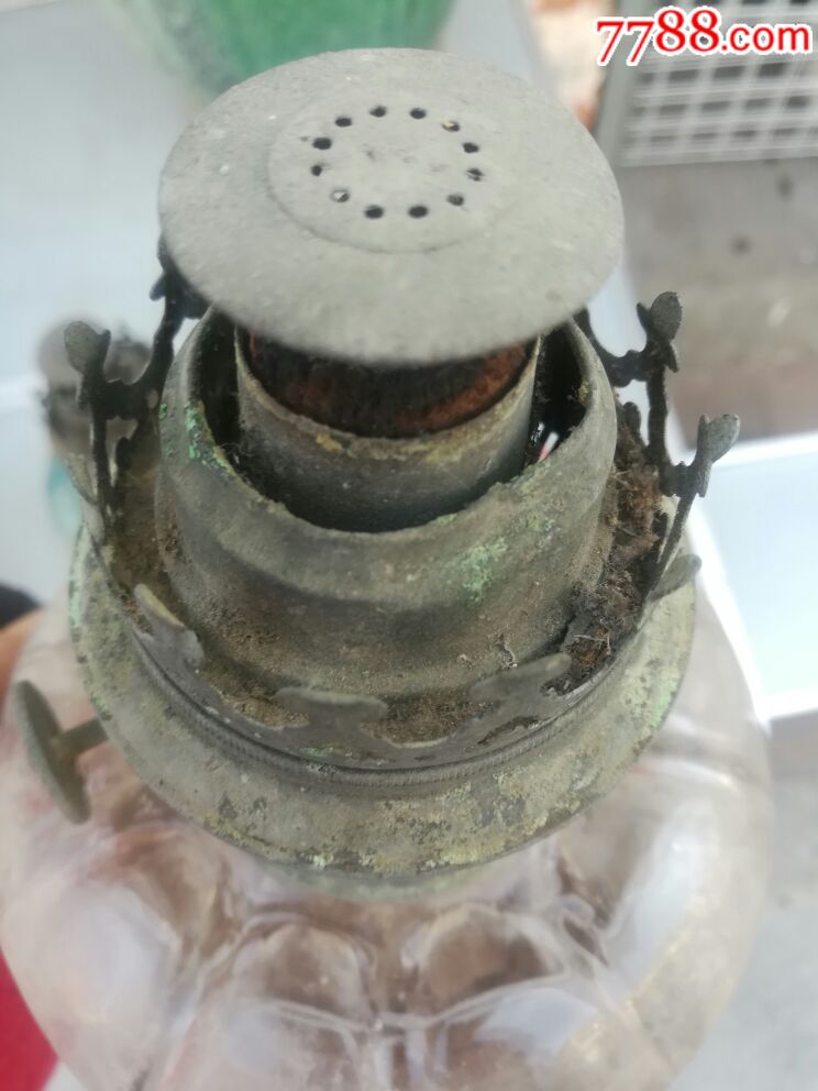 民国立式火水灯,煤油灯两个