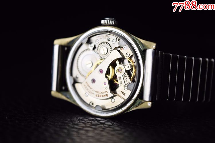瑞士手表二手表腕表机械表banner班纳男表17钻手动上弦经典推荐