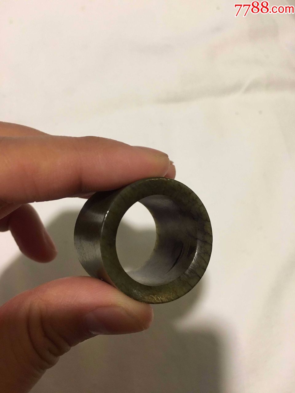 明代老提油和田玉扳指