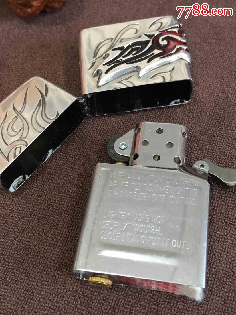 13年款銀質感平底美國芝寶(zippo)火機