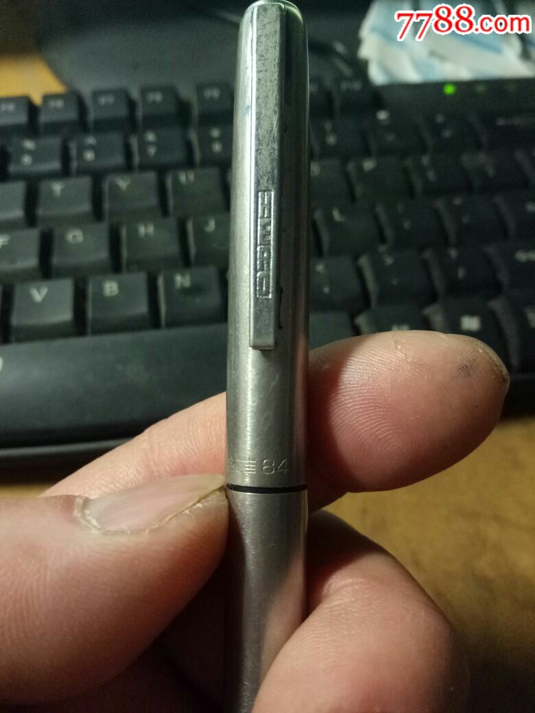 英雄841钢笔不锈钢外壳精准的模压工艺不一样的笔尖图案书写流畅