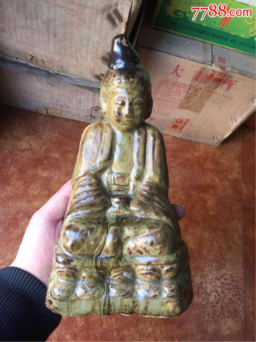 晚清民国磁州窑系佛像