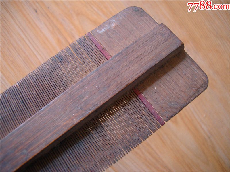 怀旧解放前后竹制梳头老篦子胶东民俗理发工具老物件古玩竹雕标本