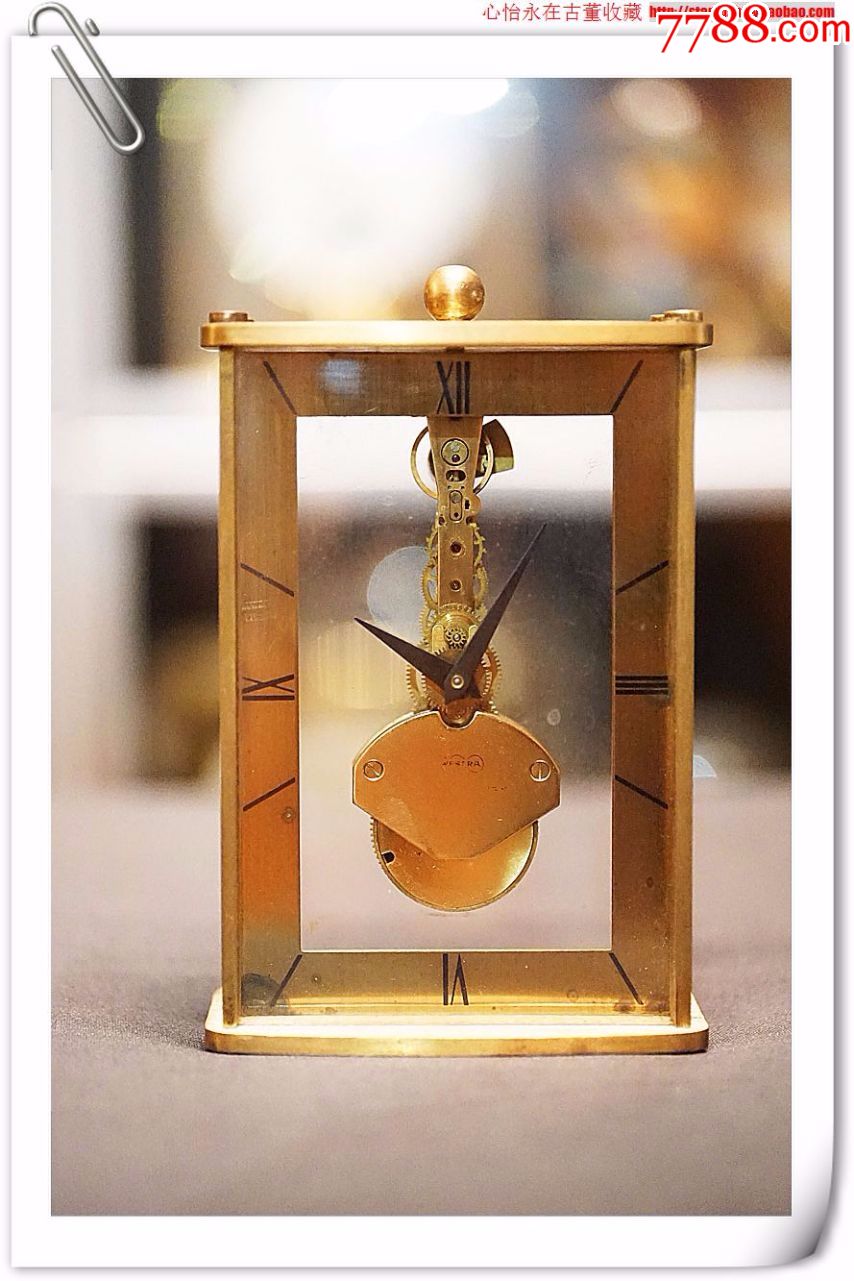 德国uwestra单金桥镂空一字龙骨钟透*摆轮机械钟