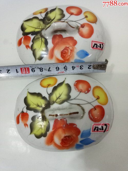 老肥皂盒一对小苹果寓意平平安安12.27