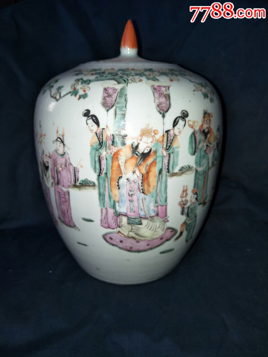 同治人物冬瓜罐_价格4800元【晓明古玩店】_第1张_7788收藏__收藏热线