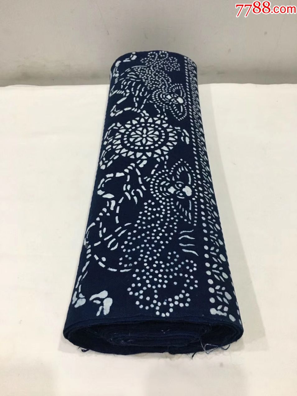 民国封官加爵蓝印花布一卷