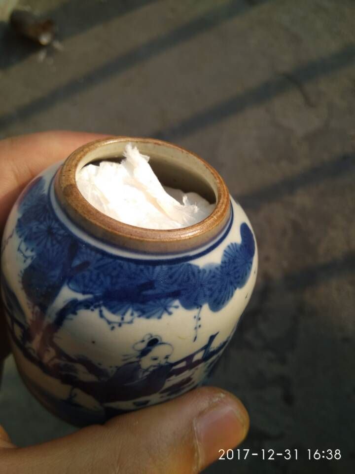 明代正字款青花小罐
