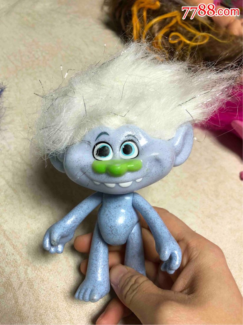 玩具孩之宝trolls魔发精灵大号手办玩偶模型15厘米