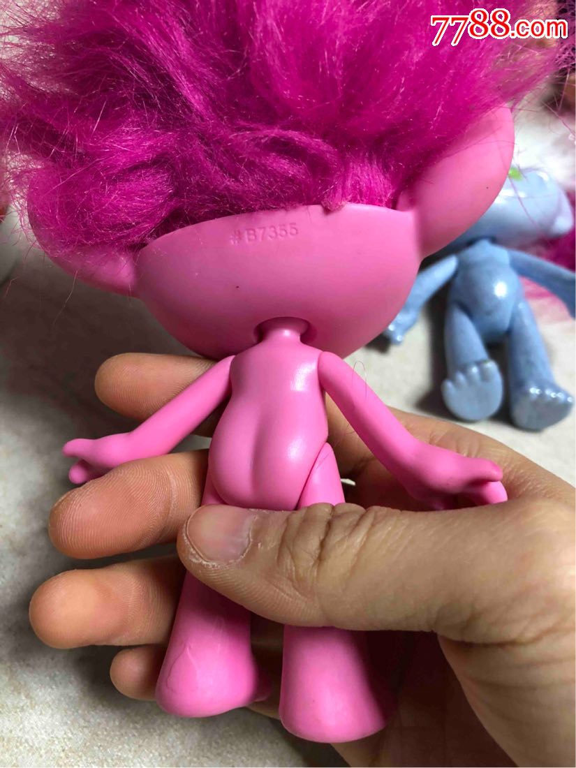 玩具孩之宝trolls魔发精灵大号手办玩偶模型15厘米