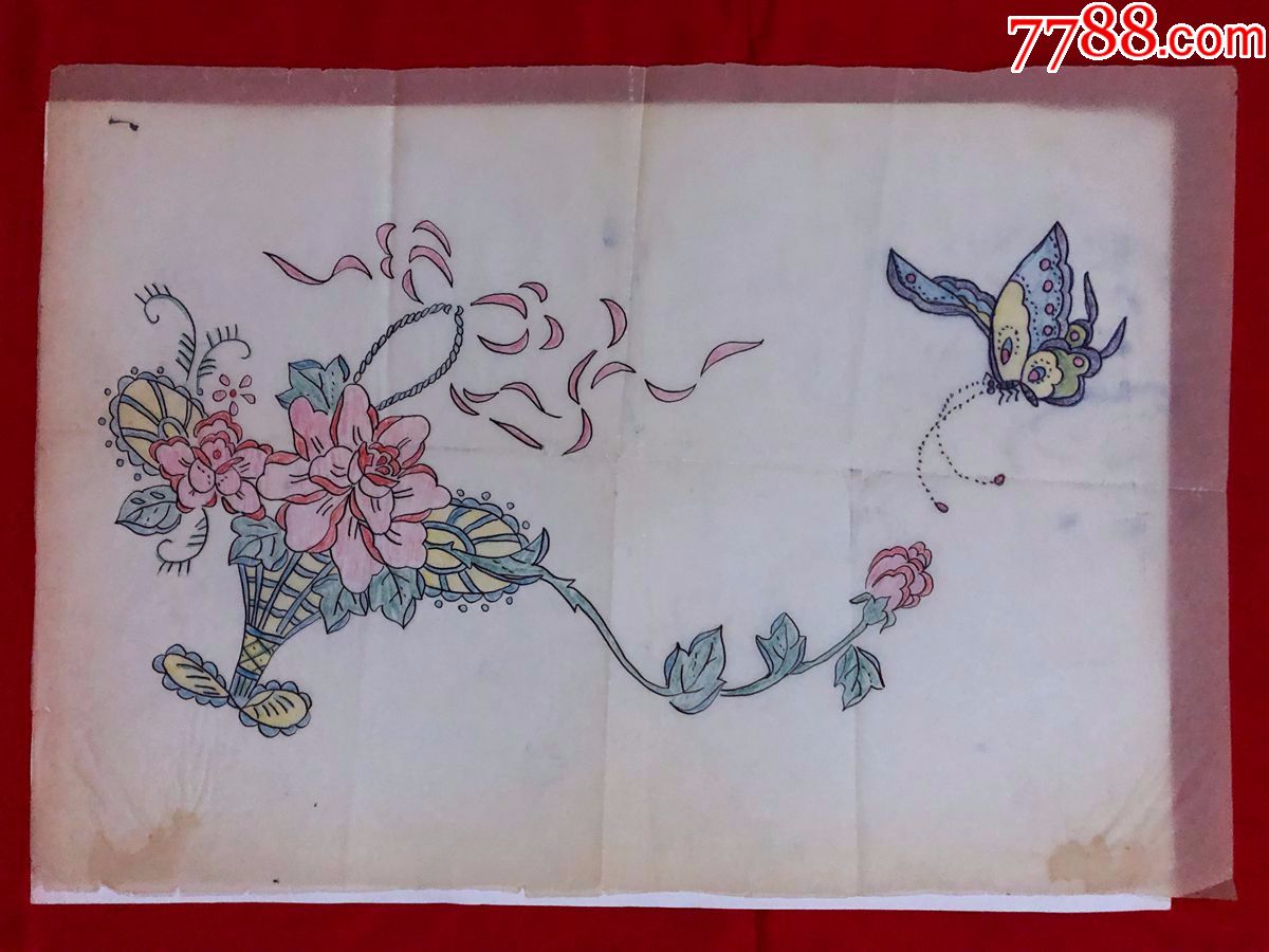 绘画原作,50,绣花纸样