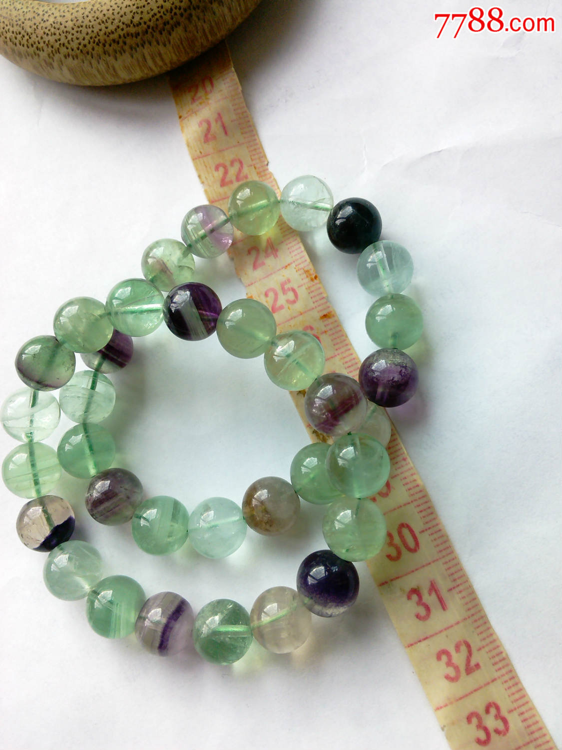 特级萤石水晶一对1cm