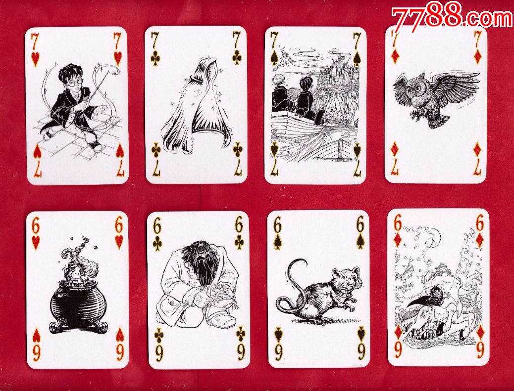 harrypotter哈利·波特cartamundi扑克比利时出品