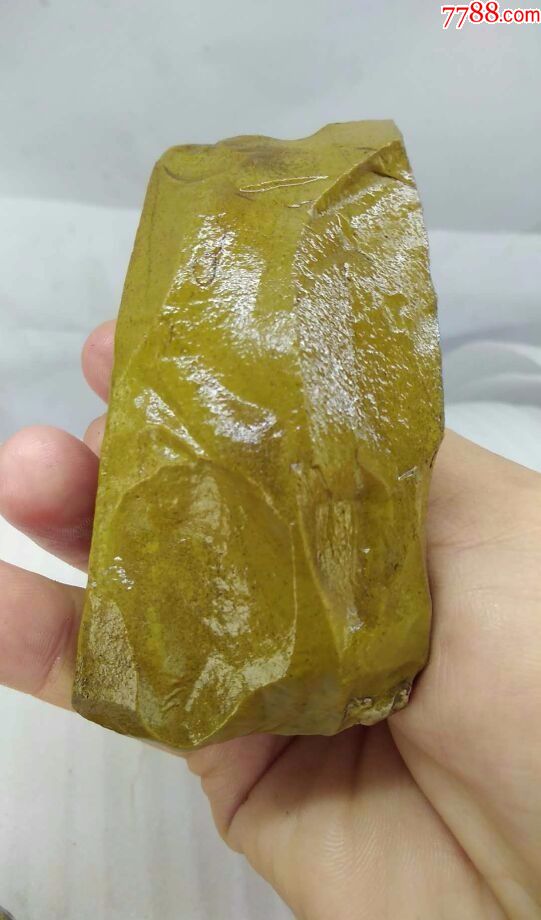 天然戈壁黄色泥石