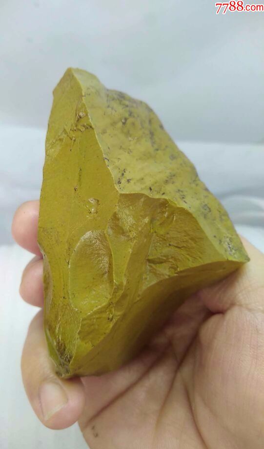 天然戈壁黄色泥石