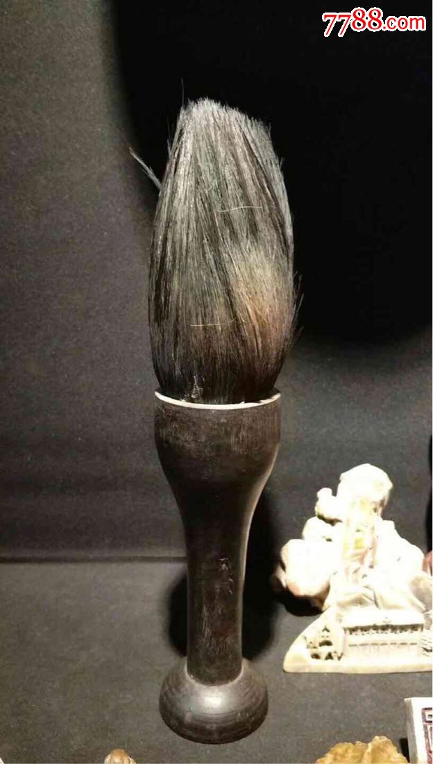清代毛笔,神笔马良手上的神来之笔,工艺漂亮,长16厘米_毛笔_禅心文物