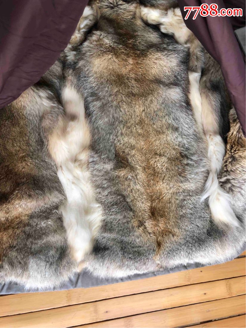 库存野生狐皮大衣