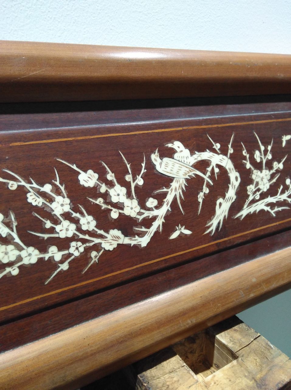 【喜上眉梢】国家级非遗浙江宁波骨木镶嵌工艺喜上眉梢花板