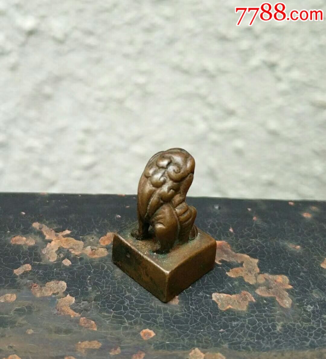 清铜狮子印章造型精致工艺精湛高25厘米特价500包邮