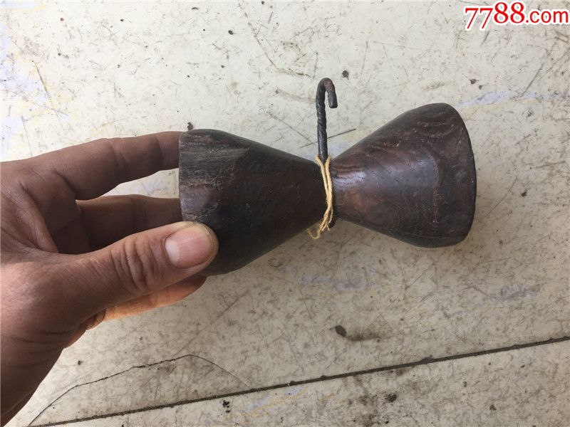 民国巧克力包浆老线轱辘纯手工木雕包老包真民俗收藏包老完整