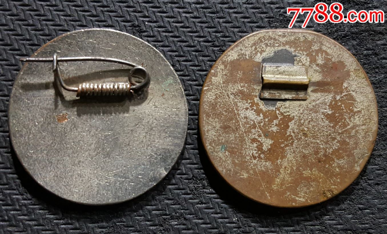 民国军校领章一对