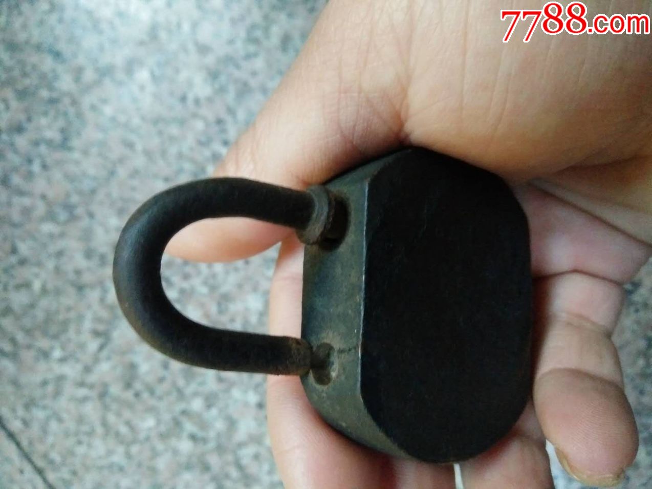 民国老福特（FORD）铜挂锁-铜锁/铜钥匙-7788收藏