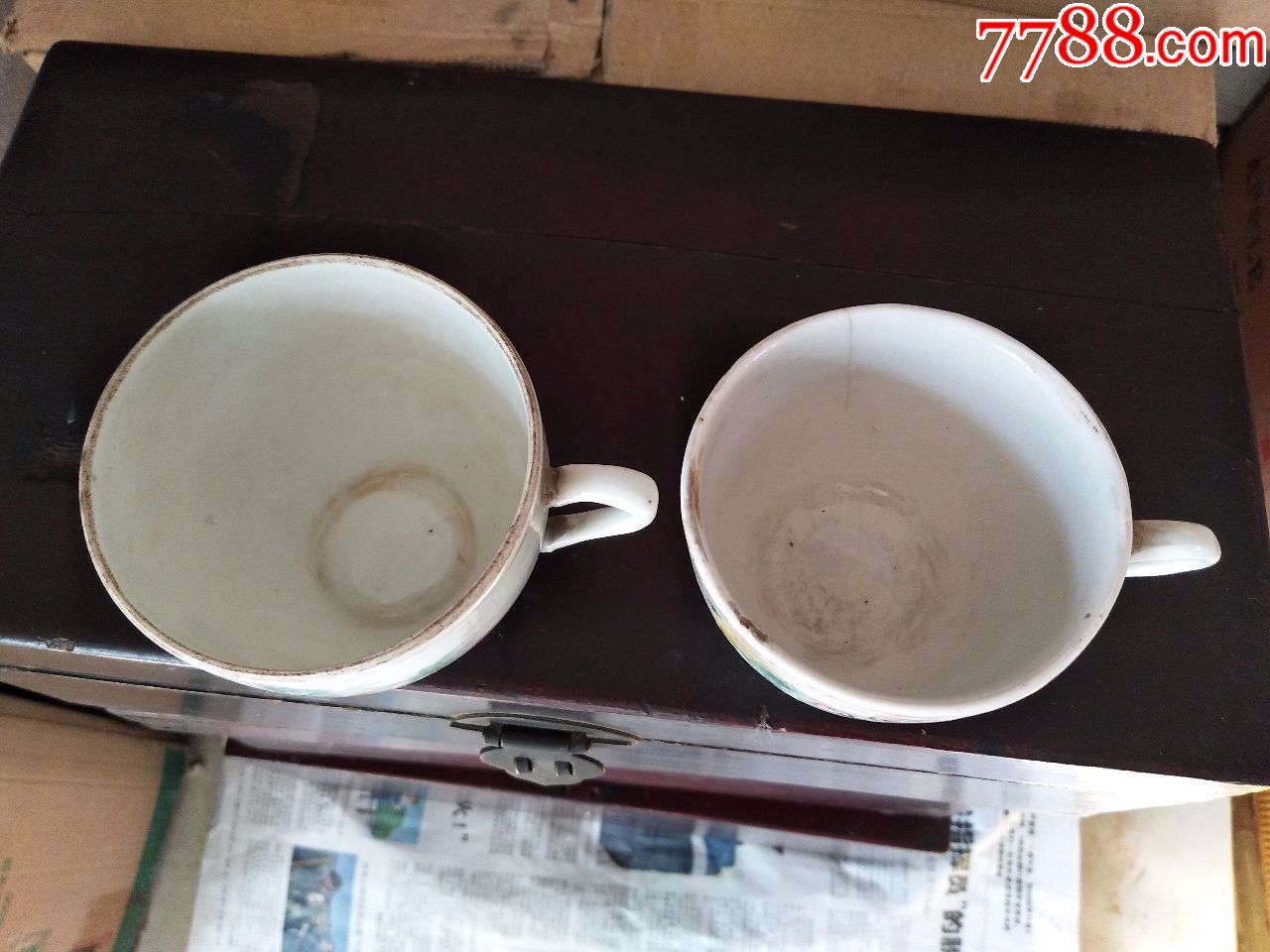 古董古玩瓷器民俗老舊物件民國杯子老茶杯老水杯酒杯bte1