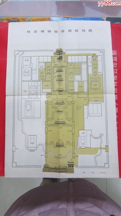 北京【故宫博物院】参观路线图